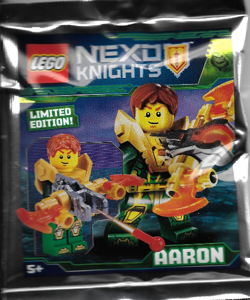 Lego Nexo Knights Foil / Paper Pack #271825 Aaron foil pack #2